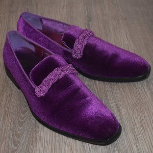 Purple Flats Size 11 Decorative Braid
